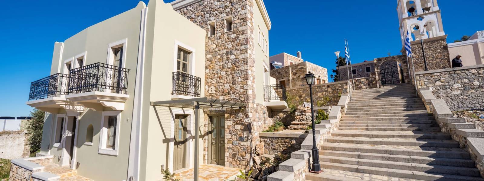 Kos rooms from outside