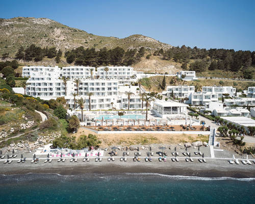 Dimitra Beach front view