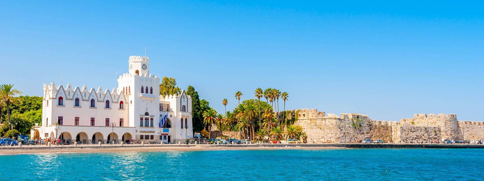 Hotel view from the sea